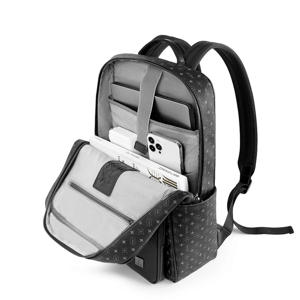 Wiwu Master Fingerprint Lock Backpack Black - imagine 2