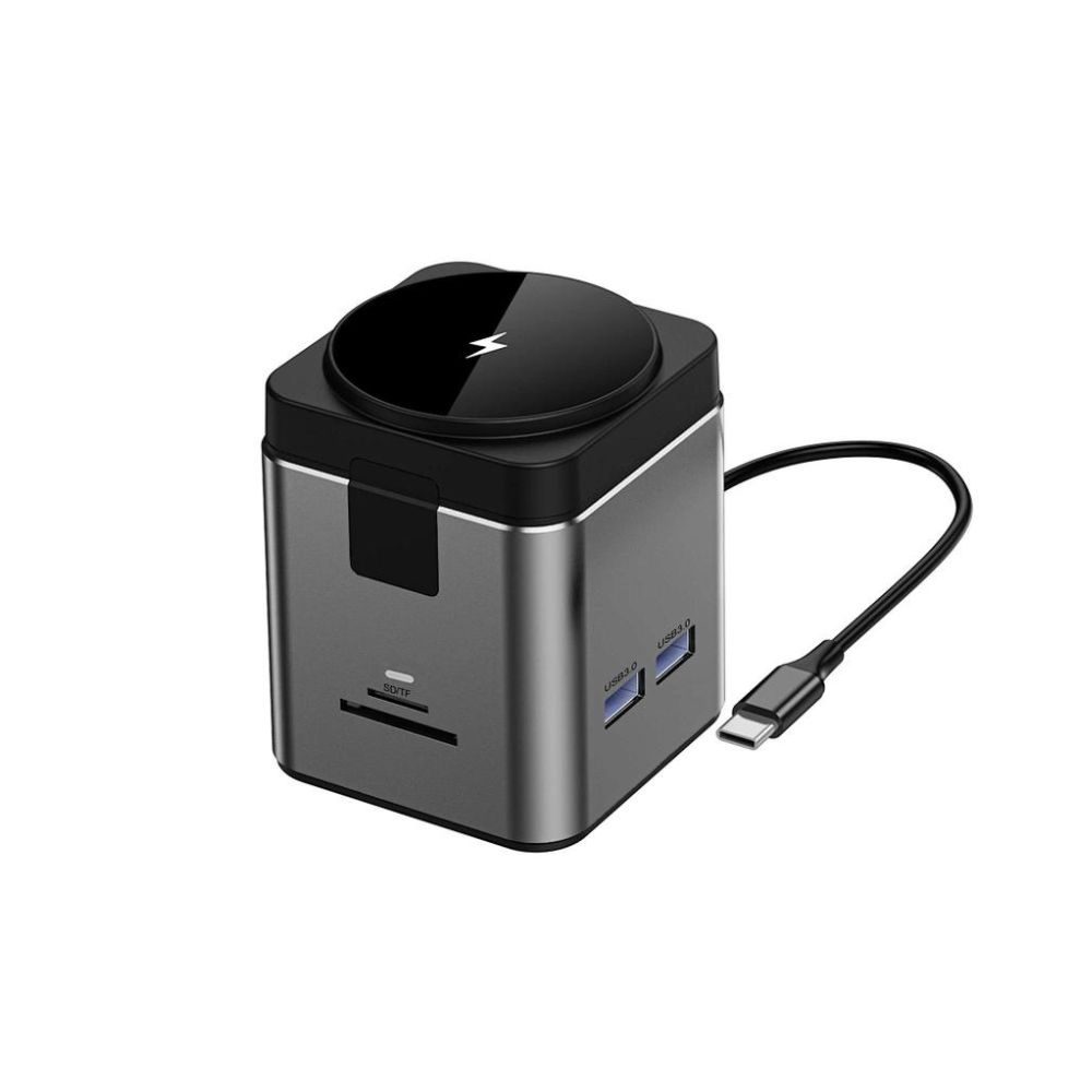 Wiwu 9 in 1 docking station Wi- W025 Gray - imagine 2