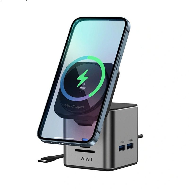 Wiwu 9 in 1 docking station Wi- W025 Gray