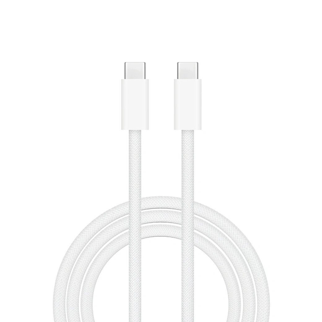 Wiwu Classic 60W Braided Charging Cable Wi-C032 C-C White