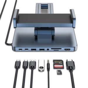 WIWU Adjustable 8 in 1 Hub Stand AH801 Gray