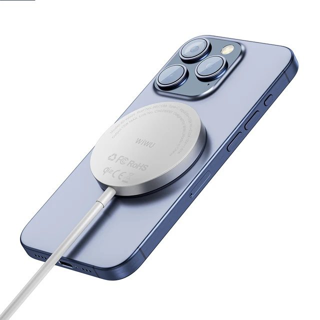 WIWU Qi2.0 Wireless Charger Wi-W029 White - imagine 4