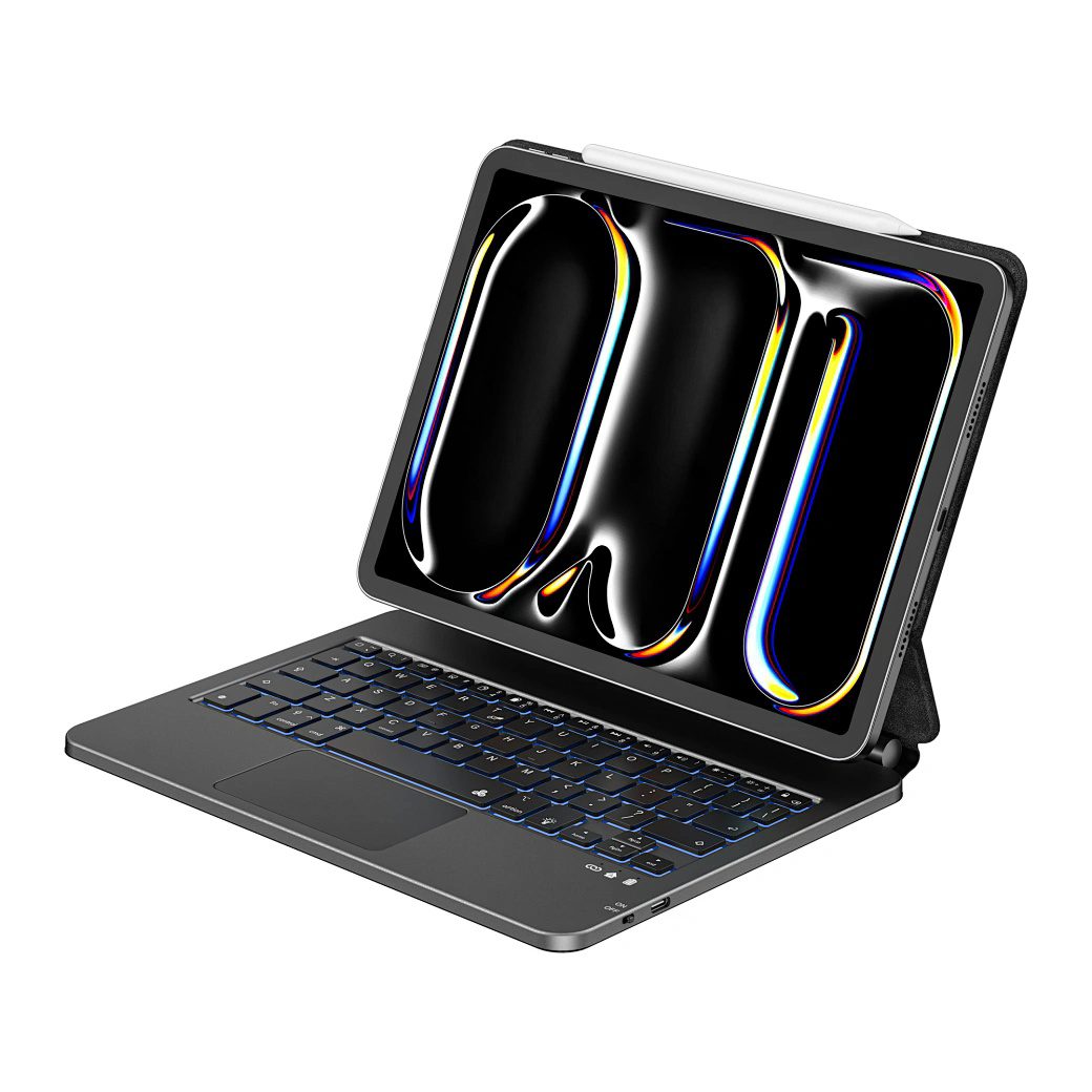 Wiwu Magic Keyboard MK003 2025/2024 Air 13″/Pro 12.9″ (2018~2022) Black - imagine 3