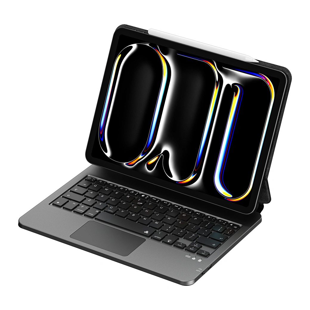 Wiwu Magic Keyboard MK003 2025/2024 Air 13″/Pro 12.9″ (2018~2022) Black