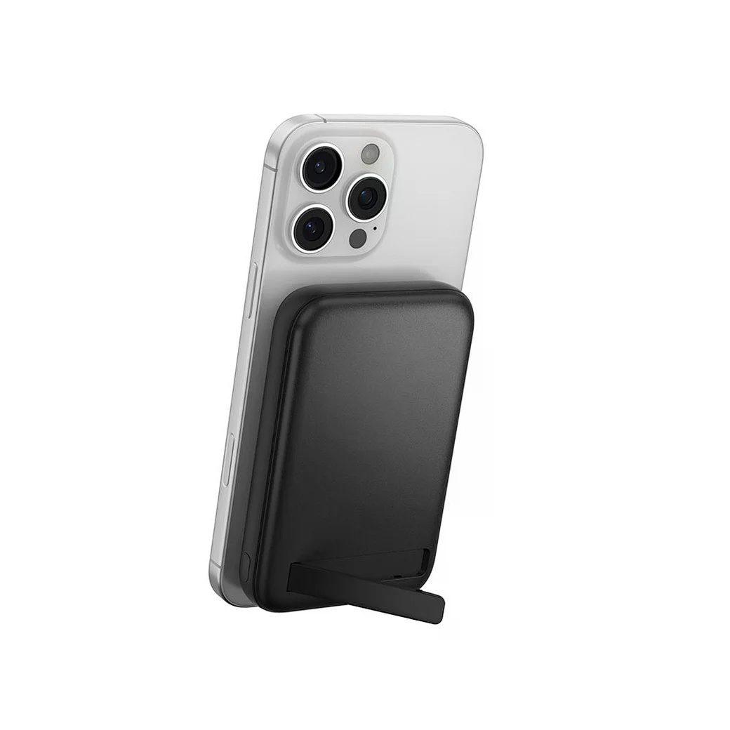 Wiwu Classic Stand Wireless Power Bank Wi-P064 White - imagine 3