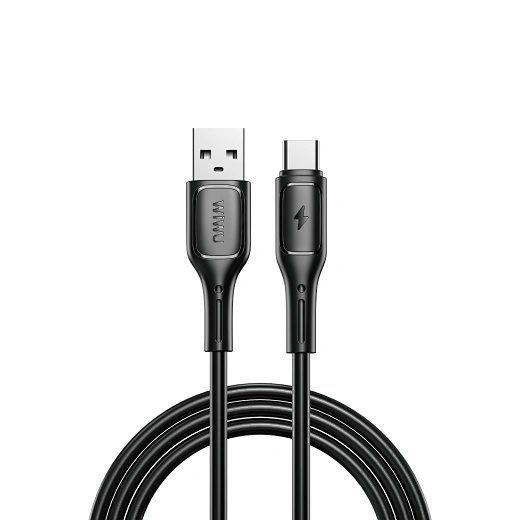 Wiwu Wi-C042E A-C USB Type-C Starlink Fast Charging Data Cable Black