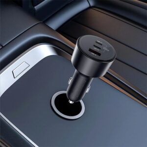 Wiwu Exeed 200W QC+PD Fast Car Charger Wi-QC026 Black