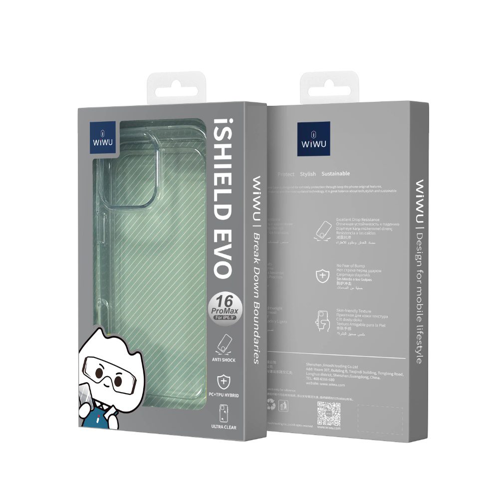 Wiwu iShield Evo for IP16 Pro max TPP-109 Clear - imagine 2