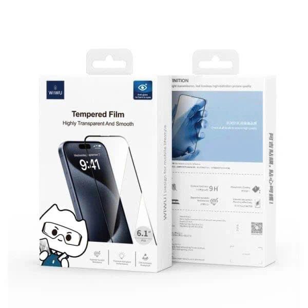 Wiwu Super Clear Tempered Glass for iP17 ProMax 6.9″ GT-009 Transparent - imagine 3