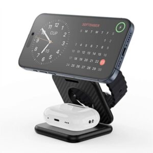 Wiwu MAG GO 3 in 1 Wireless Charger Wi-W035 Black