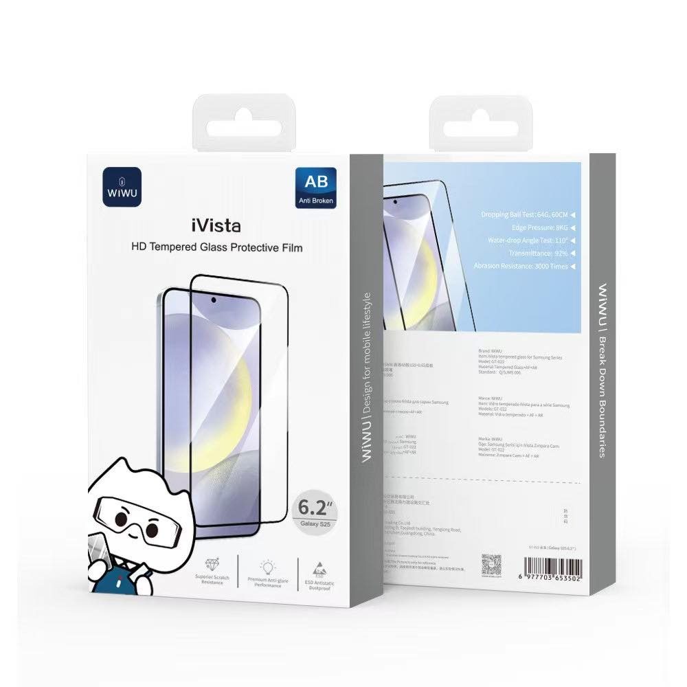 Wiwu S25 iVista HD Tempered Glass GT-022 Clear - imagine 3