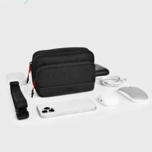 Wiwu Essen 2 in 1 Crossbody Bag Black