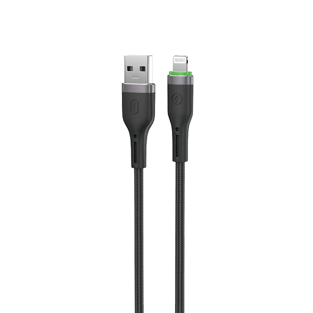 Wiwu 12W OringLink Series Nylon Braided Cable Wi-C068 A-L 1M Black