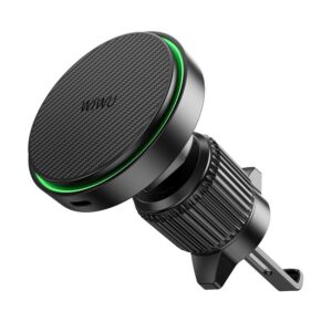 Wiwu 15W Qi2.0 Warriors Magnetic Car Wireless Charger CH-325 Black