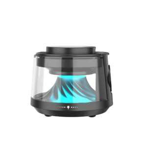Wiwu 5 in 1 Wireless Charger with ambient light & speaker Wi-W039 Black
