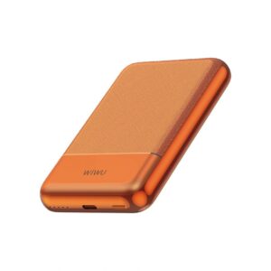 Wiwu Silver Seraph Alloy Unibody Power Bank Wi-P089 Orange