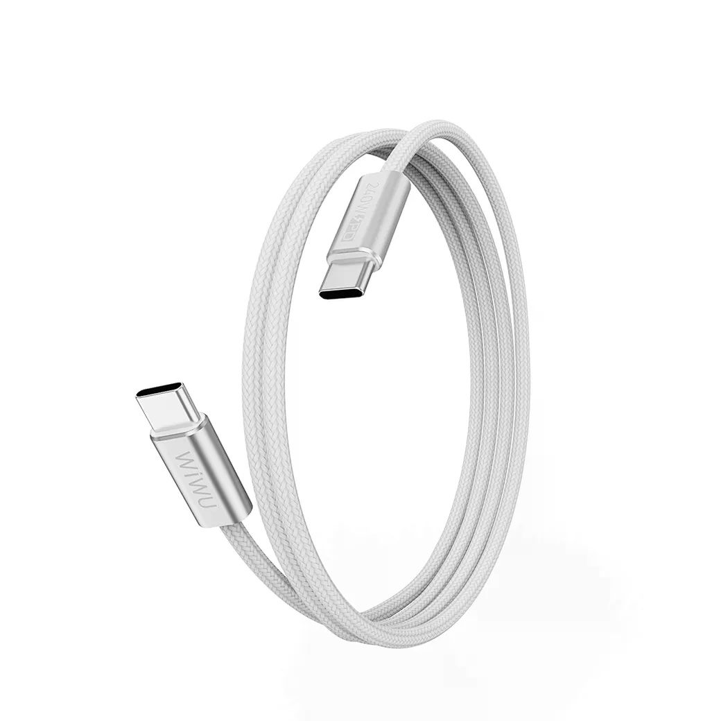Wiwu Essen 240W Usb-C to Usb-C Cable Wi-C101 Orange - imagine 3