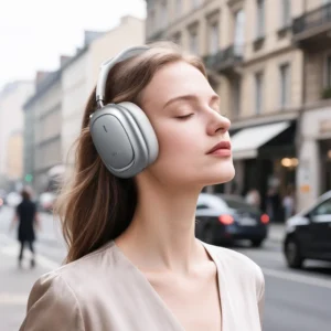 Hoco W68 Calma ANC noise-canceling BT headphones(App) metal gray
