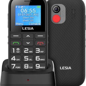 LESIA FEATURE PHONE EZ1 WITH DESK CHARGER Black