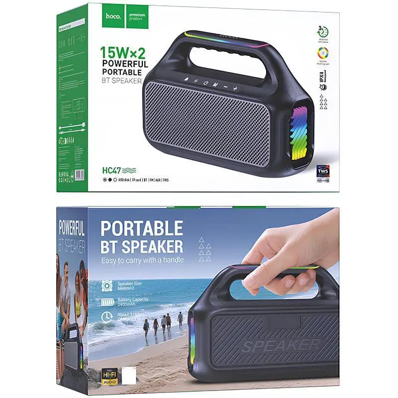 Hoco HC47 Delight BT speaker black - imagine 3