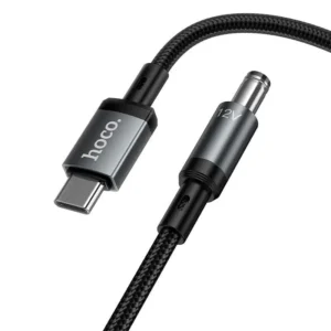 Hoco X129 Advantage 12V charging cable Type-C to DC5.5 black