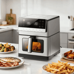 Hoco HJD91A 10L air fryer(EU)(Russian version) stainless steel