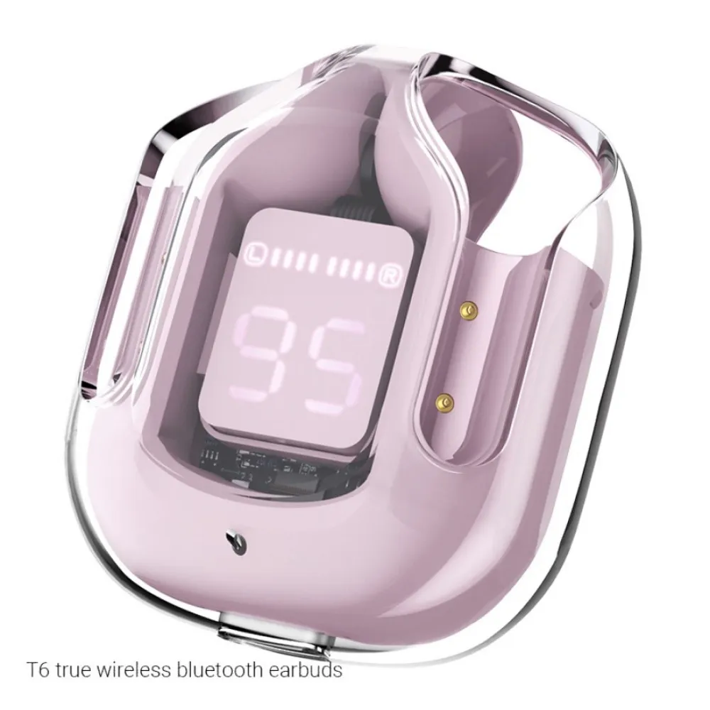 ACEFAST T6 true wireless stereo earbuds,pink lotus - imagine 3