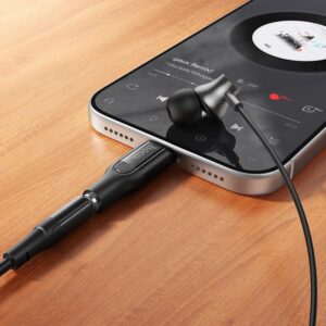 Hoco UPA35 Mia digital audio converter Type-C to 3.5 black