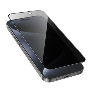 Hoco Guardian shield series full-screen anti-spy tempered glass set for iP16/15(10PCS)(G15) black