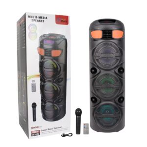 Sing-e ZQS6301 RGB Party Triple Speaker 6,5 inch 30W Black