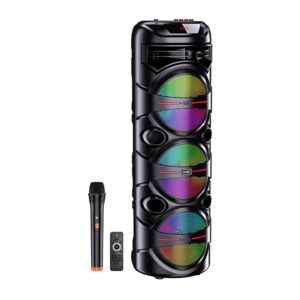 KAKUSIGA KK-8301 XINGLUAN colorful speaker light wireless speaker Black