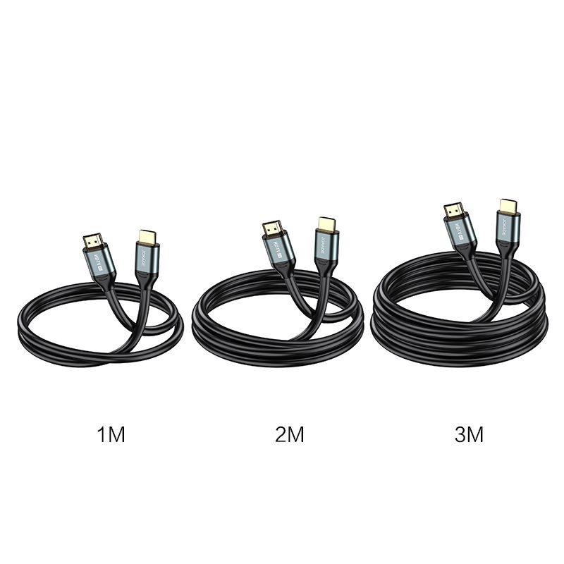 Jokade JA040 XUNJIE Series HDTV 2.0 Male to Male 4K HD Data Cable (1 meter) Black