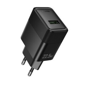 Hoco CS111A Lounge single-port 22.5W multi-protocol charger(EU) black