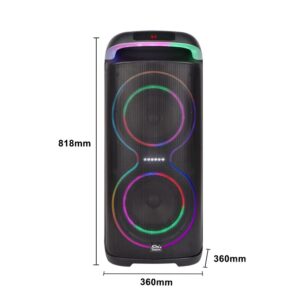 Sing-e ZQS8258 RGB Party Dual Speaker 40W Black