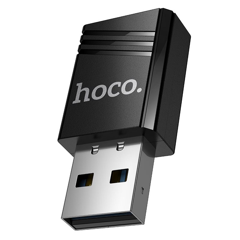 Hoco HI38 WiFi4 USB internal antenna wireless network card black - imagine 2