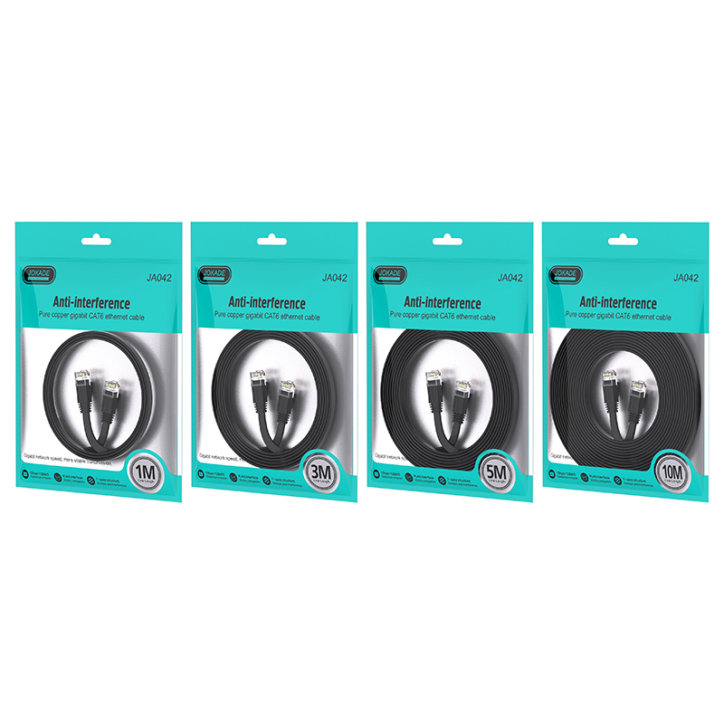 Jokade JA042 WANGKONG six class pure copper Gigabit Ethernet cable (10m) Black - imagine 2