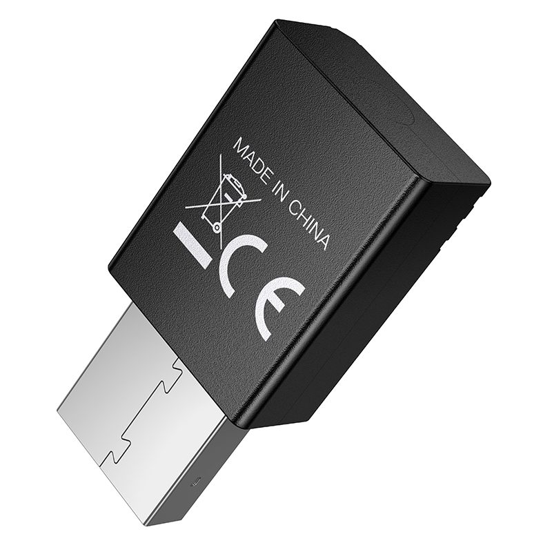 Hoco HI38 WiFi4 USB internal antenna wireless network card black
