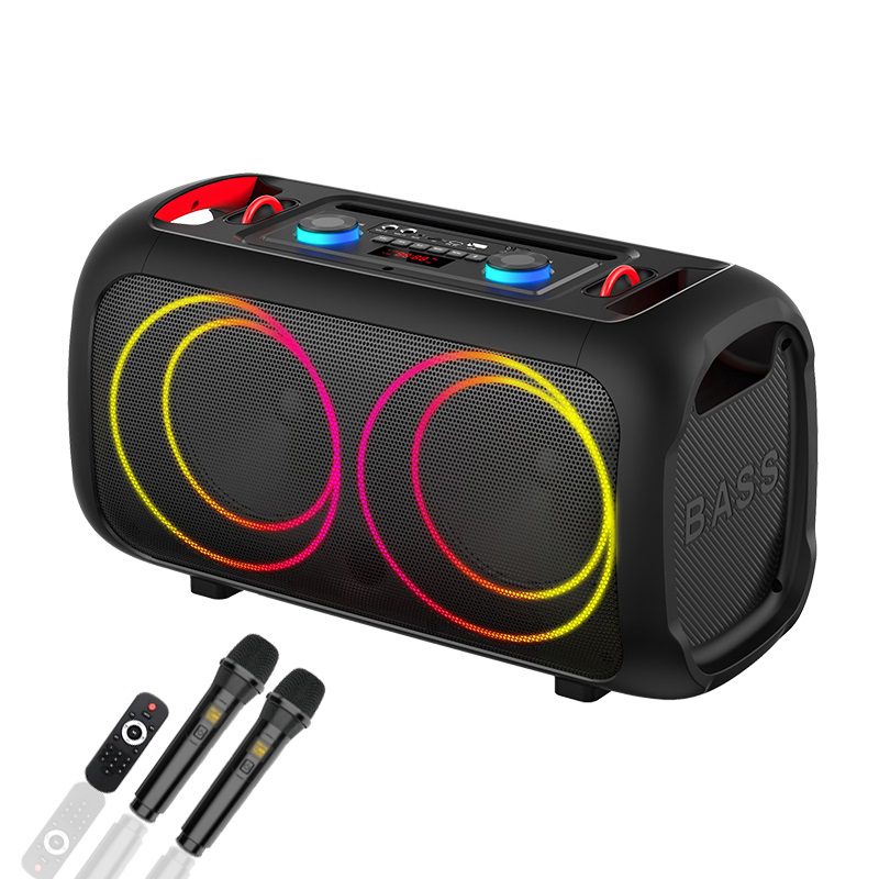 Sing-e ZQS-L17 RGB Party Dual Speaker 6,5 inch 40W Black - imagine 3