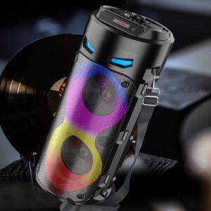 Sing-e ZQS4239S RGB Party Dual Speaker 4 inch 16W Black