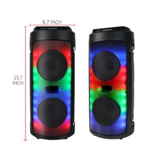 Sing-e ZQS4248 RGB Party Dual Speaker 4 inch 16W Black