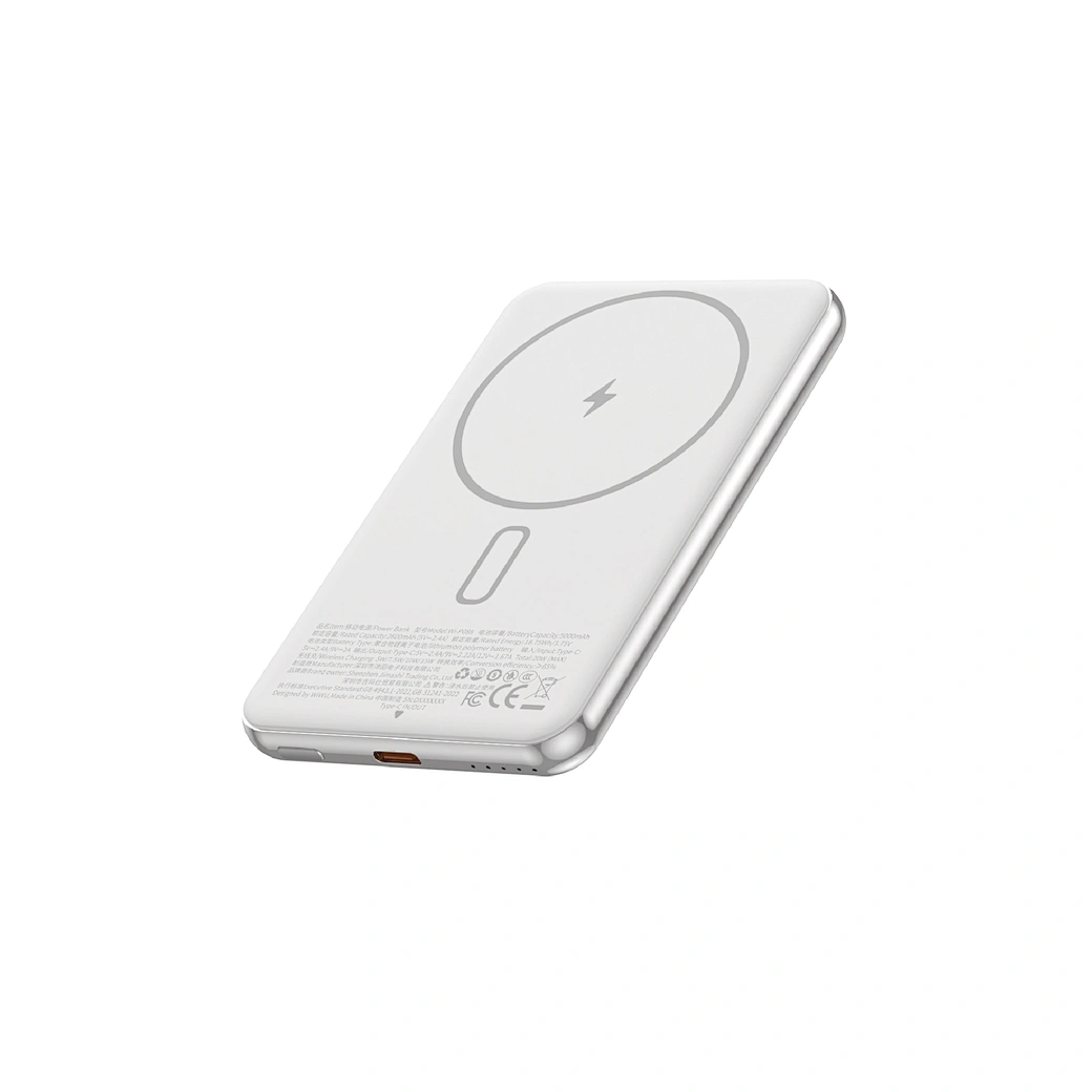 Wiwu Silver Seraph Alloy Unibody Power Bank Wi-P088 Silver