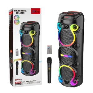 Sing-e ZQS6302 RGB Party Triple Speaker 6,5 inch 30W Black
