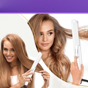 KAKUSIGA KSC-1544 PIAOYI Straightening Iron for Curly Hair(EU) White