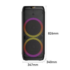 Sing-e ZQS10209 RGB Party Dual Speaker 50W Black