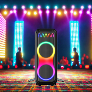 Sing-e ZQS10212 RGB Party Dual Speaker 10 inch 100W Black