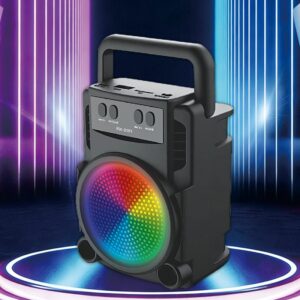 Kakusiga KK-2101 KARUI colorful LED wireless speaker Black