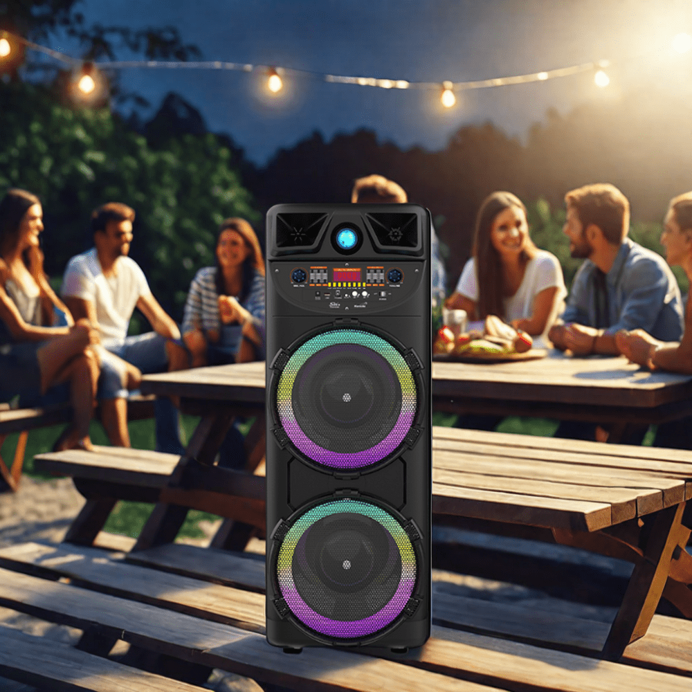 Sing-e ZQS10205 RGB Party Dual Speaker 10 inch 50W Black
