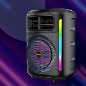 KAKUSIGA KK-8102 YUBO colorful light wireless speaker Black