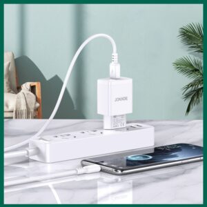 JOKADE JB098 GUANQI Series 22.5W Multi-protocol Charger Set European Regulations (Type-C) White