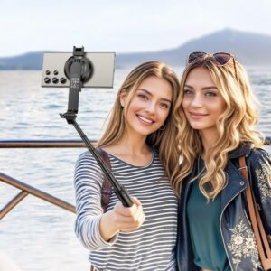 Hoco K25 Sherkhan magnetic aluminum alloy live broadcast holder black